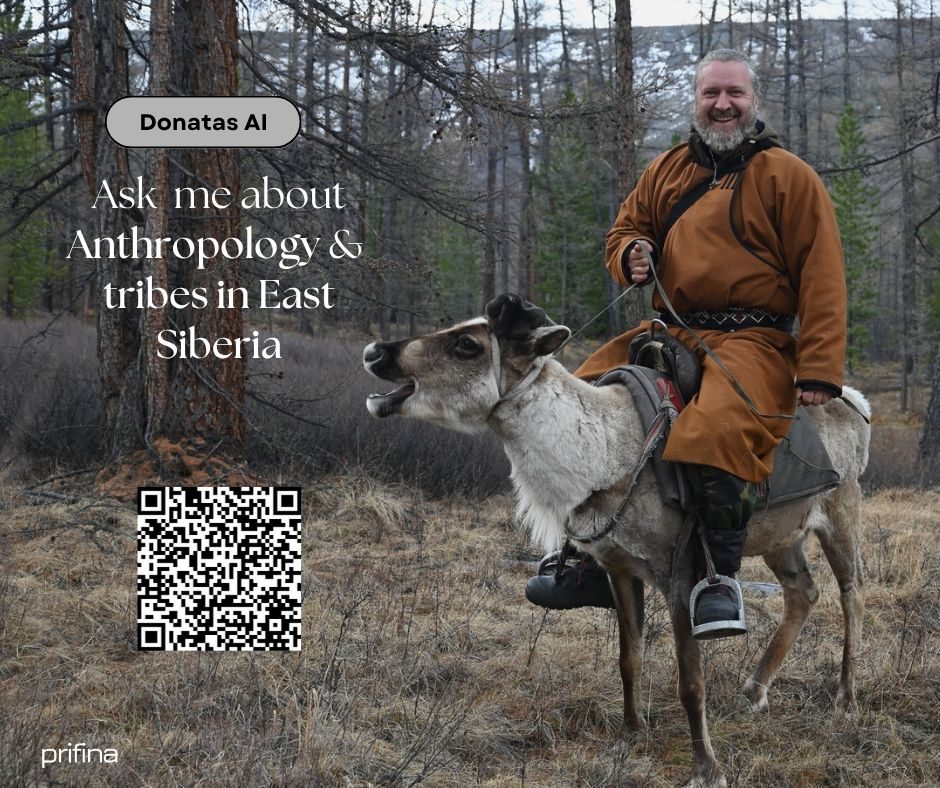 Donatas AI card. Anthropology and tribes in East Siberia.
