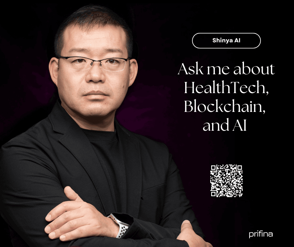 Shinya AI card. HealthTech, Blockchain and AI.