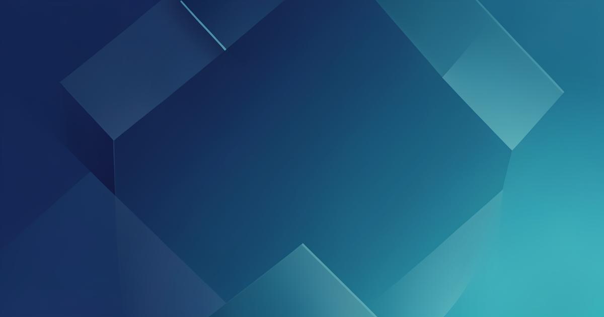 Abstract layered shapes in navy and teal
